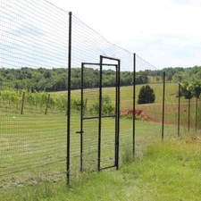 Deer Fence Access Gate For 6' Fencing Direct Burial Various Widths
