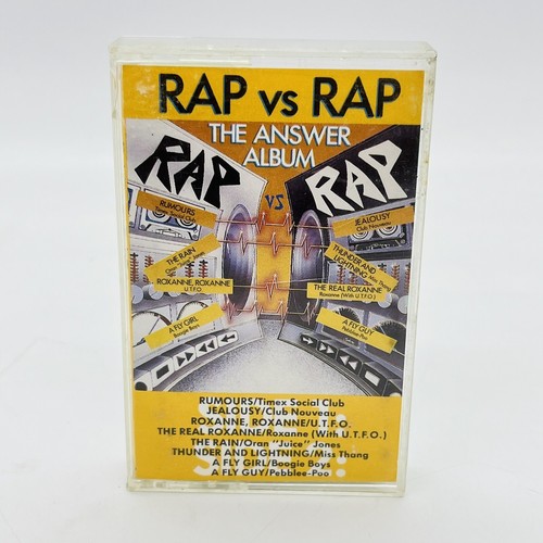 Rap Vs Rap The Answer Album 1987 Vintage Cassette Tape Old School Hip Hop Music