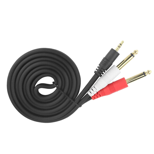 G54C 3.5mm Klinke auf 2x 6.35mm Stereo Audio Kabel 3m geeignet für Mixer Gitarre - 第 3/9 張圖片