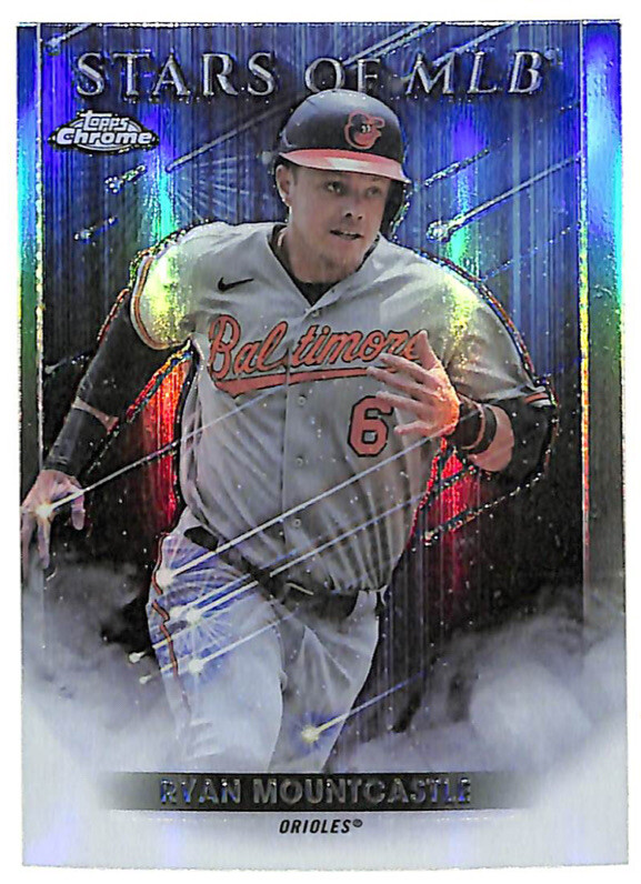 2022 Topps Update Ryan Mountcastle Stars Of MLB Chrome card Orioles