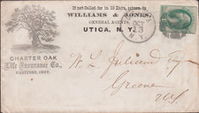 Utica NY corcho elegante cl Illust advt Charter Oak Illust advt (d193)