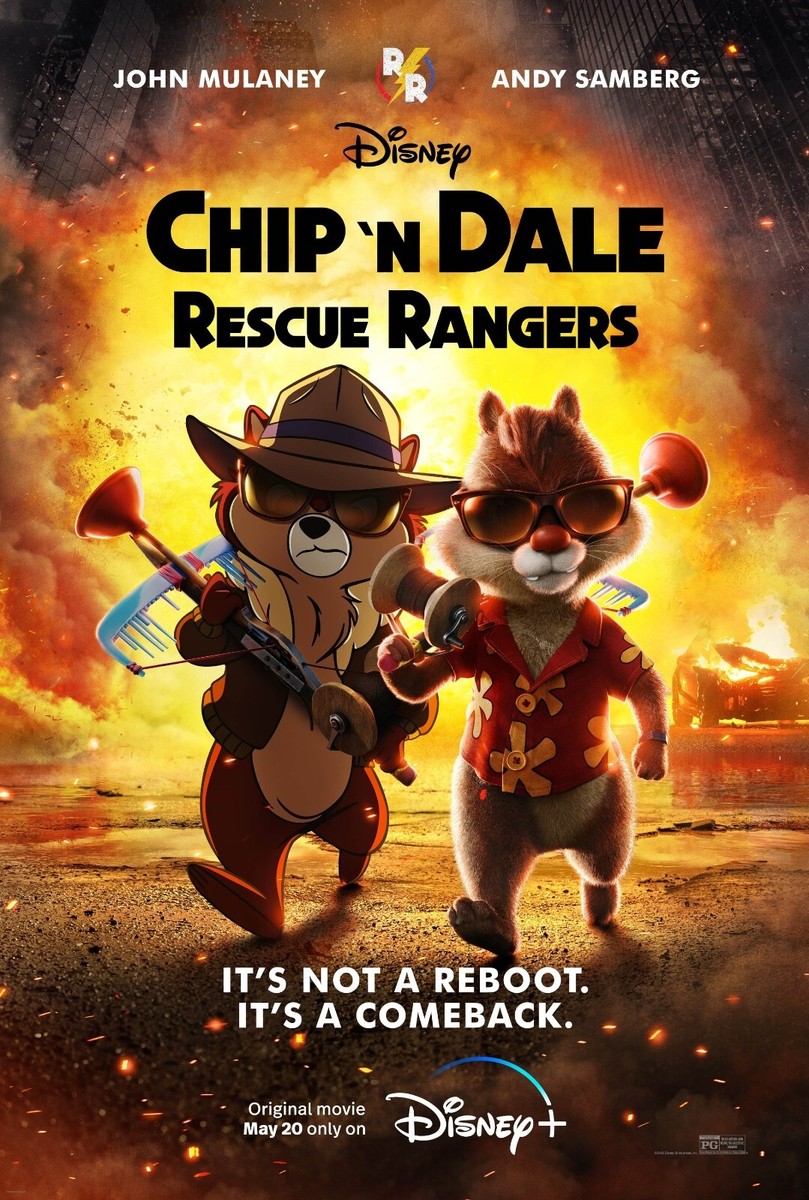 WDI Disney Rescue Rangers Expo チップ　デール Disney's Chip 'N' Dale: Rescue Rangers Movie Poster | 2022 | 11x17