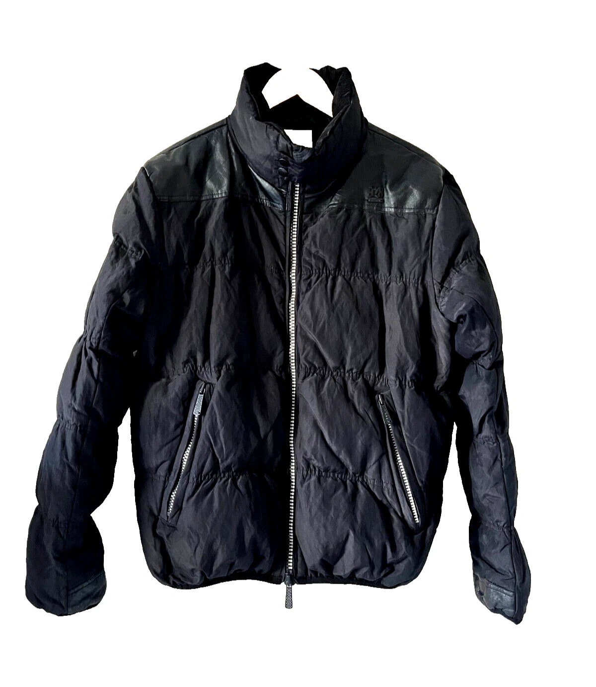 Diesel Duck Down Puffer Jacket - Black - Sz L