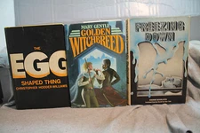 lot vtg old Sci-Fi  GOLDEN WITCHBREED FREEZING DOWN THE EGG SHAPED THING fantasy