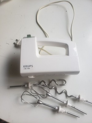 KRUPS Handmixer 3 Mix 7000 (F608) mit Knethaken und Schneebesen