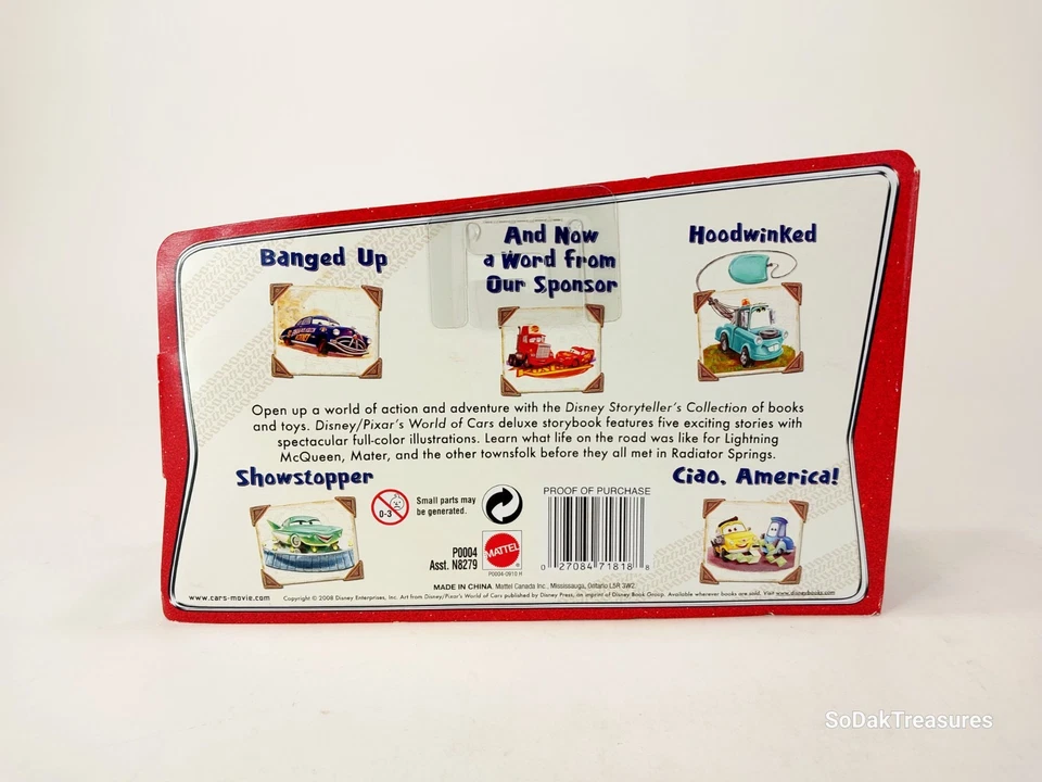 LOTE Disney World Of Cars Story Tellers Flo Fred Doc Hudson Retro Ramone Rust-Eze Foto 3 de 4