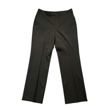Chaps Womens 14 High Rise Olive Stretch Dress Pants Classic Career Tailored