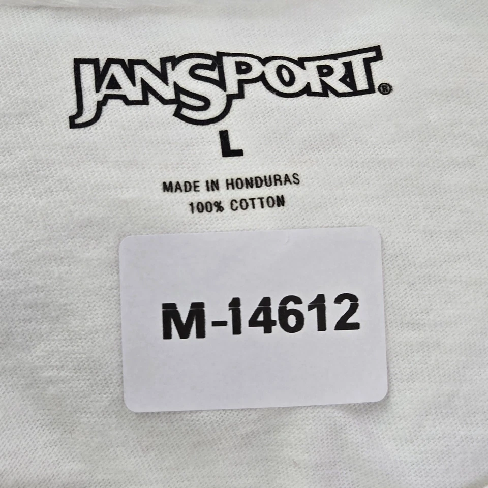 VINTAGE University Of Utah Utes Women Shirt L White Jansport Long Sleeve NWT - Image 2 of 4