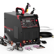 CT-418 3-in-1 180A TIG/Stick & 40A Plasma Cutter110V/220V