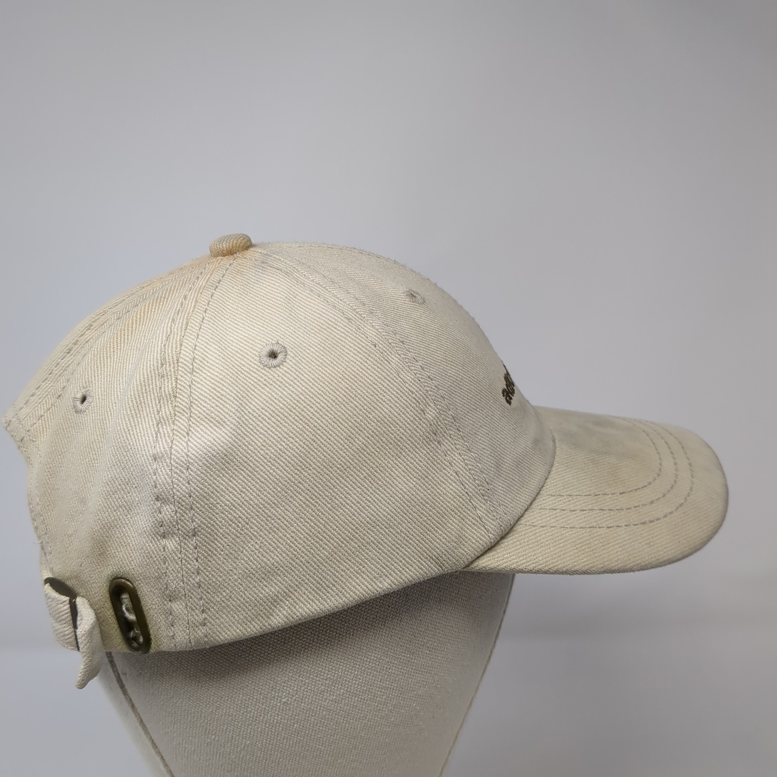 Adknowledge Slideback Baseball Cap Beige OS Adjus… - image 5