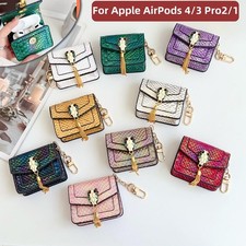 Shockproof Case Cover for AirPods 4/3/Pro 2/1   Protective Bag For Apple Earbuds