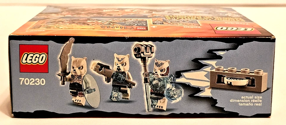 ICE BEAR TRIBE PACK Lego LEGENDS OF CHIMA Set #70230 NEW Sealed RETIRED Unopened - Image 4 of 4