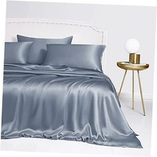 Tencel Lyocell Duvet Cover Set, Eucalyptus Cooling Queen Bahamas Blue