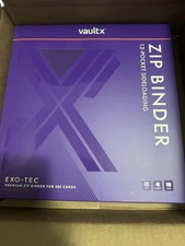 NIB Vault X Zip Binder SV1 12 Pocket Inspired by Scarlet & Violet