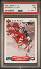1991 UD #661 SANDIS OZOLINCH ROOKIE RC PSA 7