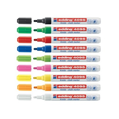 EDDING Marker Kreidemarker 4095 Farbe & Menge wählbar Set
