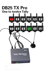 DB25 TX Pro Wireless Tally ONE Transmitter to TWELVE Receivers