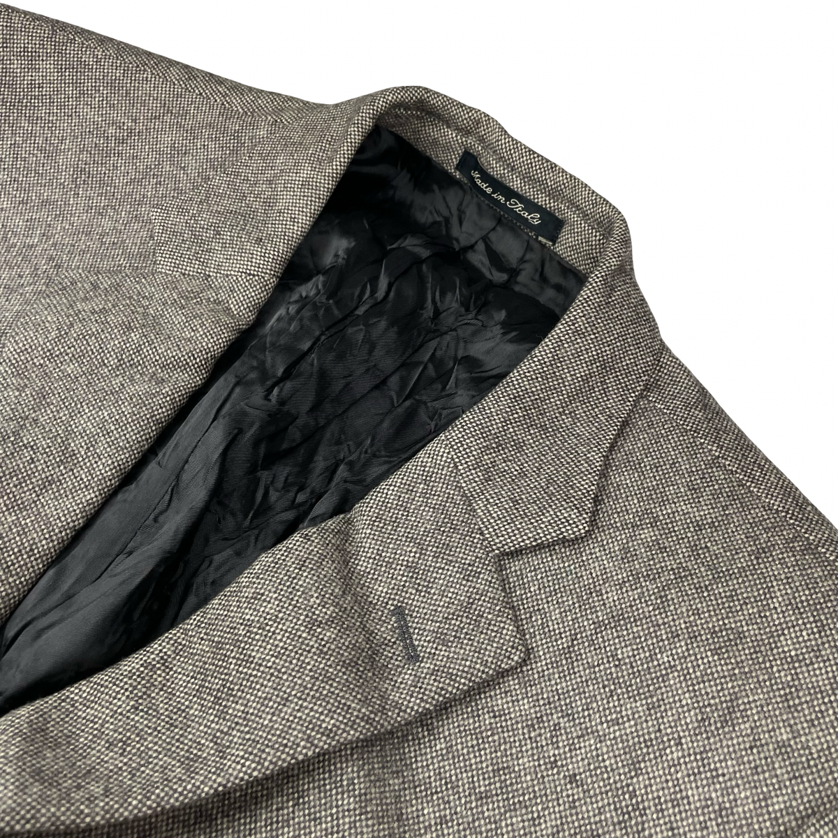 Cantarelli カンタレリ ウールリネンジャケット42 Cantarelli Men's Wool/Cashmere 3/2 Roll Blazer Gray • Italy • 42R