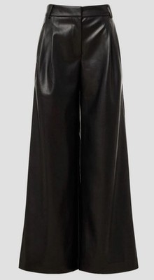 Saunders x RTR Black Faux Leather Pants