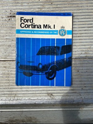 PEARSON'S FORD CORTINA Mk.1 BESITZER Werkstatthandbuch