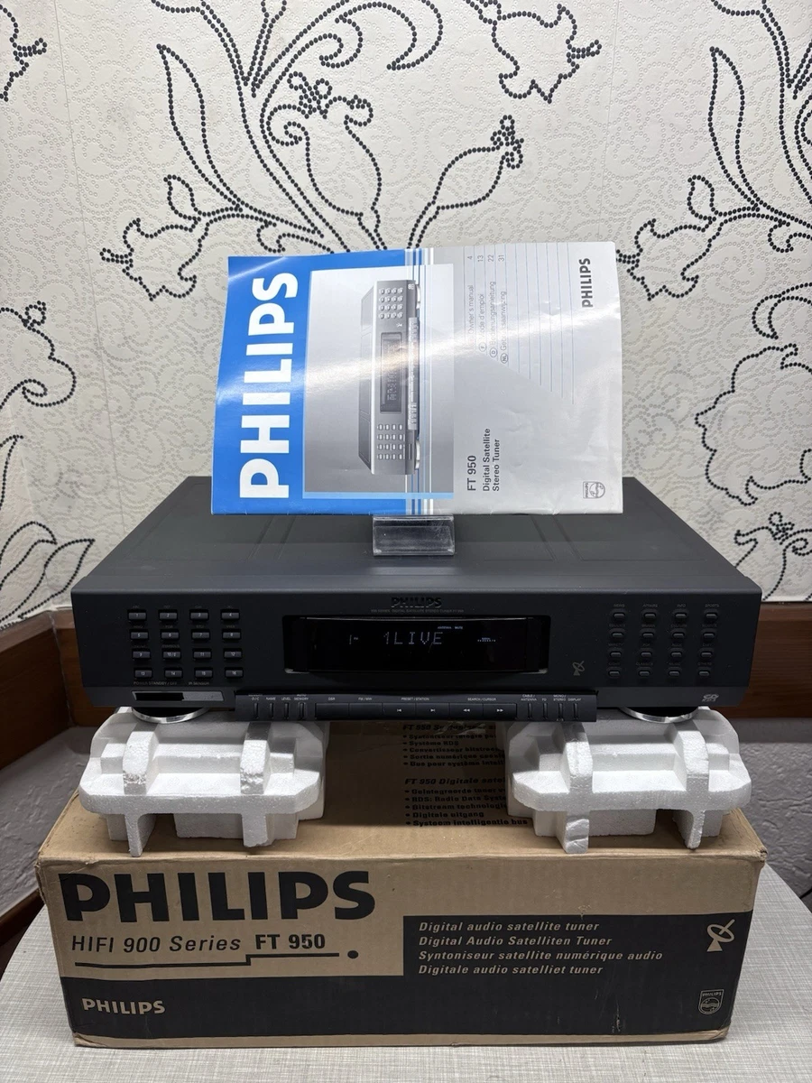 Philips FT950 Digital Sintetizado Estéreo RDS Sintonizador Serie 900 Radio HighEnd EMBALAJE ORIGINAL✅