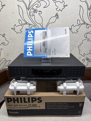 Philips FT950 Digital Synthesized Stereo RDS Tuner 900 Series Radio HighEnd OVP 
