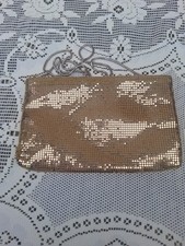 Vintage Gold Mesh Evening Clutch
