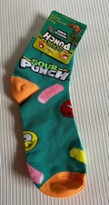 NEW! SOUR PUNCH "TROPICAL BLENDS" ~ QUARTER CREW SOCKS ~ ONE SIZE ~ SOCKOPATH
