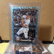 2024 Topps Series 2 Aqua Foil Kerry Carpenter #536 /399 Detroit Tigers