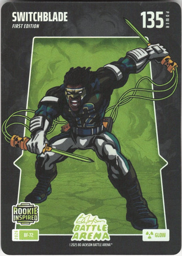 2026 Bo Jackson Battle Arena #BF-72 Switchblade Travis Hunter Battle Foil Glow