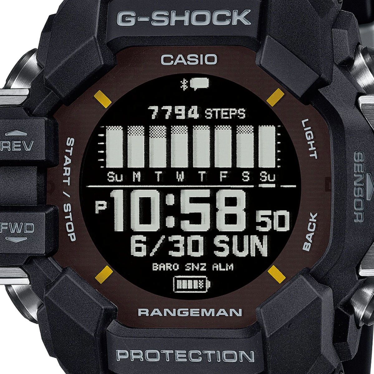 CASIO G-SHOCK RANGEMAN GPR-H1000-1JR Bluetooth GPS Radio Solar