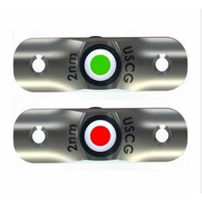 TACO MARINE RUB RAIL MOUNTED LED NAVIGATION LIGHT SET 2-1/2’’ F38-6800D