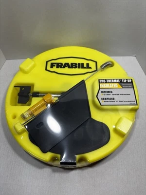 Frabill Pro Thermal Tip-Up With Lil' Shiner Light Tip Up Ice Fishing Round - Image 1 of 2