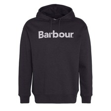 Barbour Brushed Nicholas OS Hoodie Black