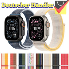 Nylon Armband f&uuml;r Apple i Watch Series 1/2/3 4 5 6 7 SE 8 9 10 11 Ultra 1 2 3