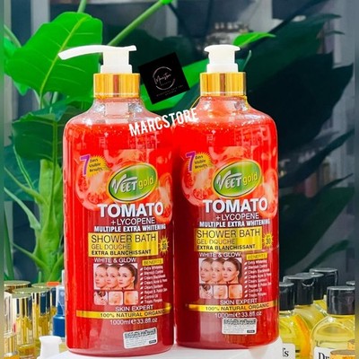 Veet Gold Tomato + Lycopene Multiple extra whitening & glow Shower Bath spf 30 