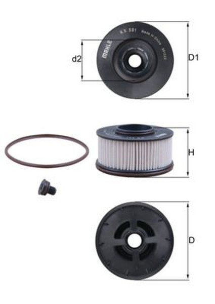 Kraftstofffilter FüR Hyundai KIA Santa FE IV Kasten/Suv Sorento III-image
