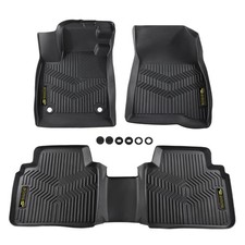 TPE Floor Mats Liners Honda Accord 2023-2024 All Weather Black