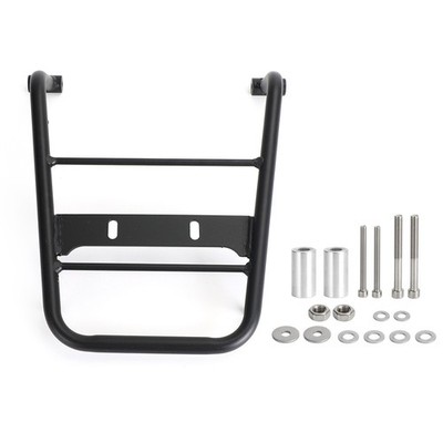 Schwarz Beifahrer-Rack Gepäckträger für Kawasaki KLX 250 D-Tracker X 2008-2016