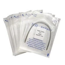 10-100x Dental Ortho Arch Wire Niti Super Elastic Round Rectangular Natural Form