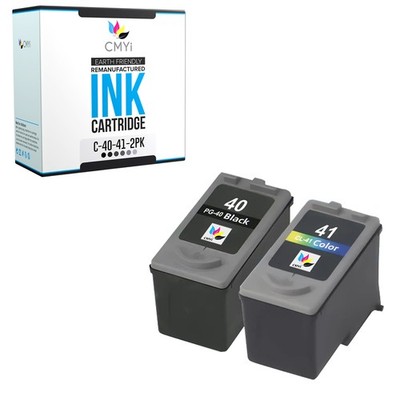 Black Color Ink Cartridges Lot for Canon PG-40 CL-41 for PIXMA
