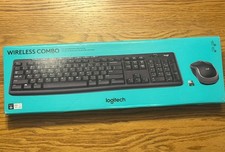 Wireless Keyboard Mouse 920-008971 Full Size Combo LOGITECH