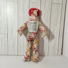 Original Dammit Doll Plush Stress Reliever Gag Gift Floral Hot Red Hair