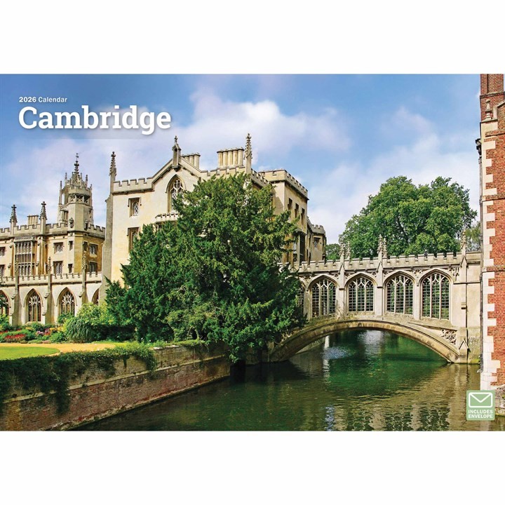 Otter House Cambridge Memories A4 Calendar Month to View 2026
