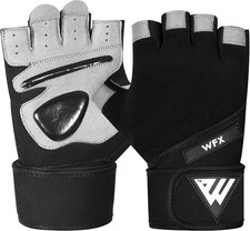 Guantes gimnasio entrenamiento soporte muneca agarre proteccion transpirables