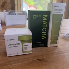 beplain Skincare Mung Bean Matcha Pore Cleansing Mask Peeling Gel Cream Essence