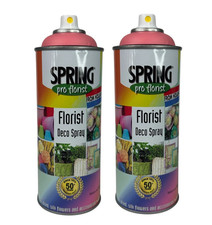 2 PK Spring Pro Florist Floral Spray Paint Fresh Dried Silk Flower Azalea Pink