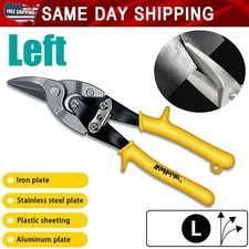 Left Cut Aviation Tin Snip Metal Cutter Steel Compound Cutting with Hang Hole