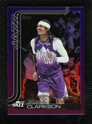 2025-26 Topps Purple Rainbow 6/250 Jordan Clarkson #132 4o1