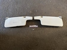 92-95 Honda Civic Hatchback Oem Sun Visor Set Lh Rh Gray Cx 92-95 Honda Civic Hatchback Oem Sun Visor Set Lh Rh Gray Cx